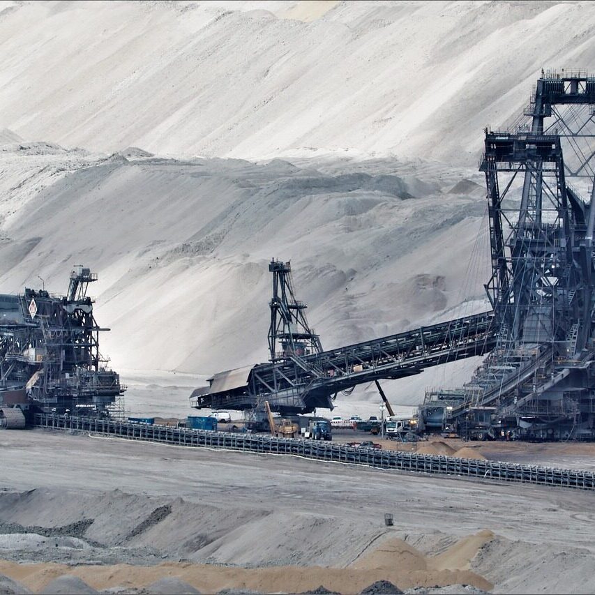 excavators, shovel, industry, machine, removal, sand, open pit mining, braukohle, environment, coal mining